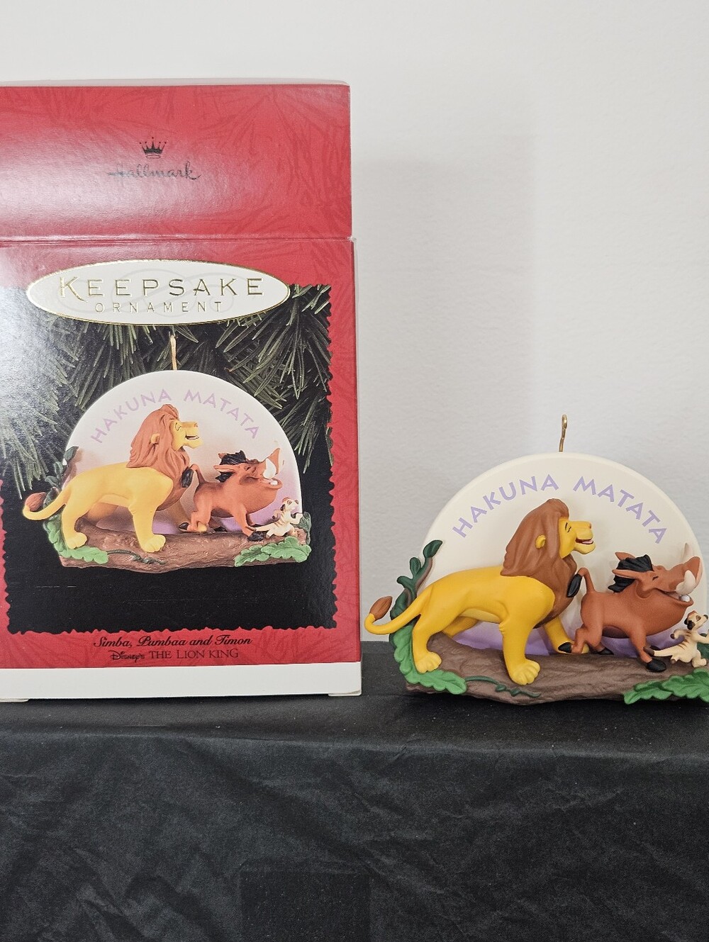 Hallmark Keepsake Ornament Hakuna Matata Simba Pumbaa And Timon Disney Lion King